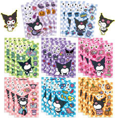 24 Cute Cartoon Stickers for Kids – Make Your Own Face Stickers, Art Craft Suppl