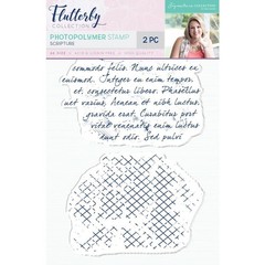 New FLUTTERBY rubber stamp SET SCRIPTURE SARA DAVIES RELIGIOUS free USA ship