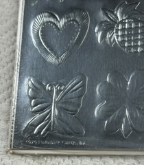 Vintage 1979 Hallmark Silver Foiled Stickers/Seals NOS Sealed (4 Sheets Per Pkg)