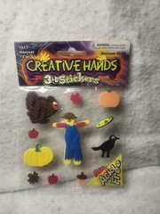 Scrapbooking Autumn 3D Foam Stickers NEW.. 1 To 2 Inches Tall FREE SHIPPING