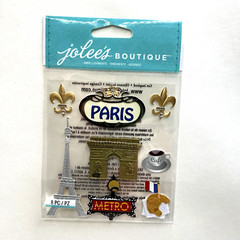 Jolee’s Boutique Paris Stickers Scrapbooking Journal Collage