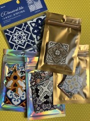 Lot Of Over 200 Moroccan Tile Sticker Kit Scrapbooking Junk Journal Kit
