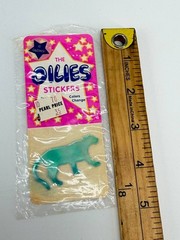 Vintage Oilies Liquid Crystal Panther Sticker NOS Sealed USA Color Change