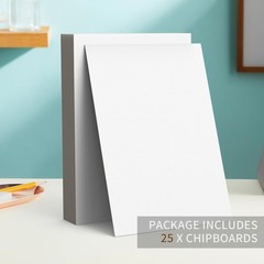 25 PCS 8.5×11 Inch Chipboard Sheets 40PT Book Binding Scrapbooking Backing