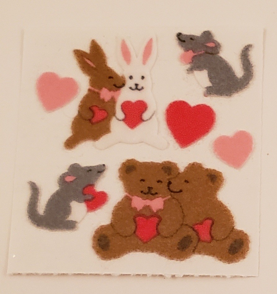 Vintage 1980s 1990s Sandylion FUZZY Sticker Mods – YOU CHOOSE!