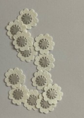 WHITE PETUNIA FLOWER Embellishment(12pc)Jolee’s •Garden•Plant •Spring•Wedding