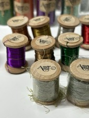 ART-C Momenta Mixed Media Wire Beads Glitter Fibers Leather 48 Vials 24 Spools