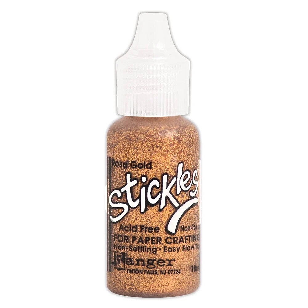 Ranger, Stickles Glitter Glue, Rose Gold, Rose Gold Glitter