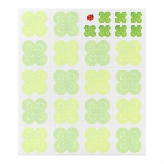 Midori Color Shikisho Stickers – Clover Pattern