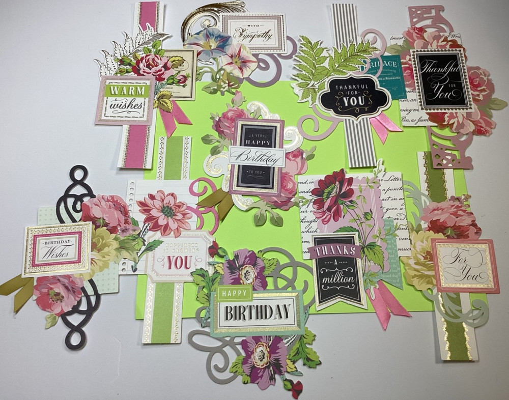 Anna Griffin Charming Card Topper Variety 10 Piece