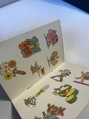Vintage Y2K Sticker Booklet Dover Little Activity Books Larry Daste 1999