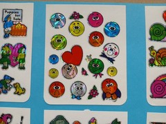 Vintage 1980s Prism Sticker Lot 12 Vending Sheets Unicorn Gorilla Snail Frog BJ