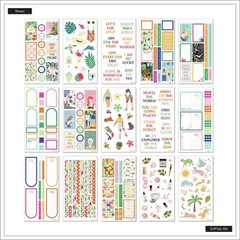 NEW Happy Planner Sticker Book – Bright Travels 680 Pieces ✈️🚗🚲🚕🧳🌴🦋