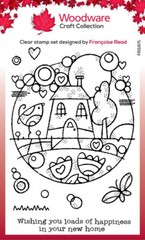 Woodware Craft Clear Stamp – DREAM HOME