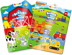 Reusable Jelly Sticker Books for Toddlers, 3D Waterproof Sticker Books, Travel T