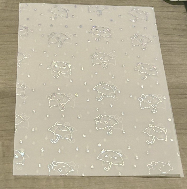 New Happie Scrappie Umbrellas ☔️ Vellum Full Sheet