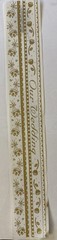 GOLD METALLIC OUR WEDDING 12”Border Sticker(2pc)SRM •Celebration•Flowers•Title•