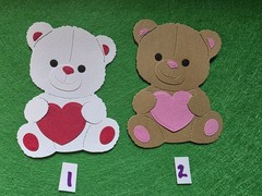 1 Cute Love Bear With Heart, For Valentine’s Day Teddy Bear