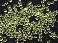 2000 Yellow Acrylic 4mm Diamond Confetti Wedding Deco Supplies Table Scatter