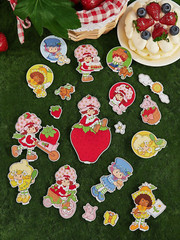 Strawberry Shortcake Cute Cartoon Licensed Adhesive Stickers – Pack of 42