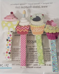 Jolee’s Boutique Embellishments – CUPCAKE CLIPS – 4 pcs
