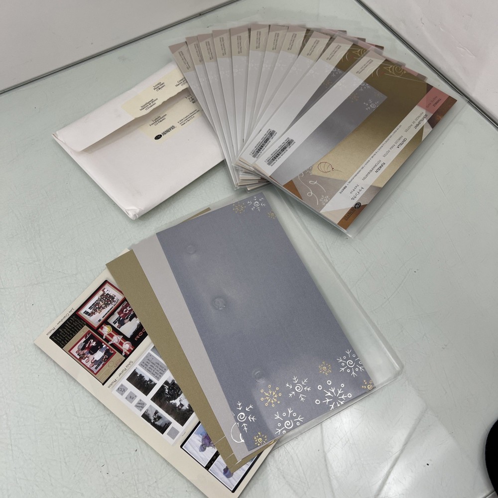 12 Creative Memories TWINKLE 3 Ea 3 X12 Christmas Photo Mats 8-1/2″ x 4-1/2″