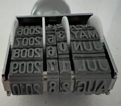 NEW LOT OF 2 RUBBER STAMPS, GIRLY WORDS, DATES, SCRAPBOOKING, CRAFTS-CARD MAKING