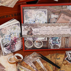 Scrapbooking Kit (202 PCS), Vintage Collection-Wisteria & Butterfly, Perfect for