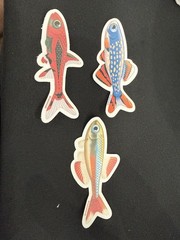 Nano Fish Stickers – Galaxy Rasbora – Chili Rasbora – White Cloud Minnow