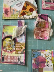 Unique Handmade Ephemera, Scrapbook,Junk Journal,tag,embellishment Mixed Media