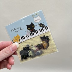 Tiny Cute Kawaii Cat Sticker Flakes Planners Journals Scrapbooking