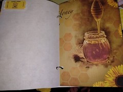 Honey Bee Junk Journal Scrapbook USA Seller