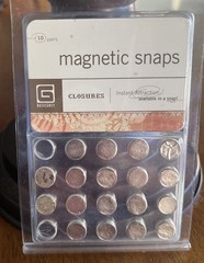 basic grey scrapbook Magnetic Snaps Closures