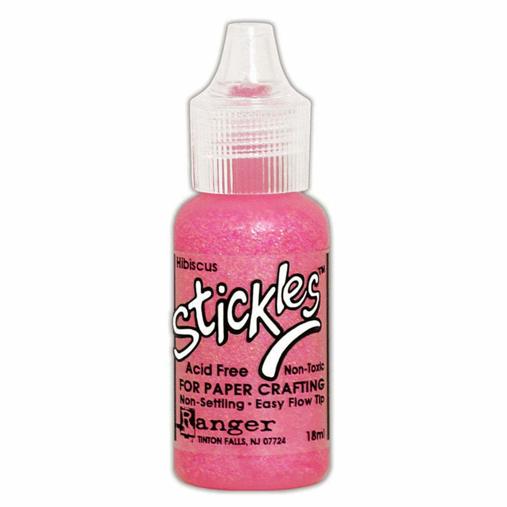 Ranger, Stickles Glitter Glue, Hibiscus Glitter Glue, Pink Stickles, Happy Pink