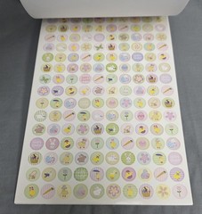 Nicole Crafts 506 EASTER Stickers Book 6 Complete Sheets 3 Designs Eggs Mini