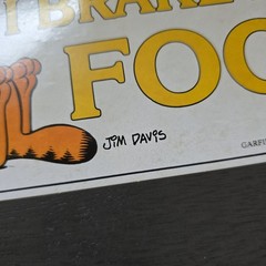 Vintage Rare 1978 United Feature Bumper Sticker Jim Davis Lot of 2 Garfield