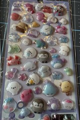 3D Puffy Sticker -3 Lot Kawaii Decorative Stickers for Phone Case, Notebook