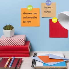 3500PCS Removable Day Dot Stickers – 1″ Round Food Rotation Labels, 7 Rolls