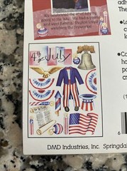 Scrapbooking Paper Reflections Vellum Die Cuts America Pack Americana USA
