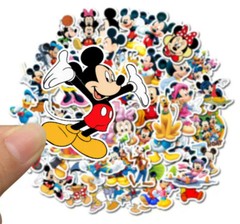Stickers Mickey Mouse Minnie Mouse Disney Skateboard Sticker Bomb Decal 50 pcs