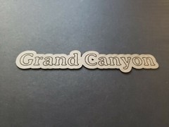 Chipboard laser scored & cut die cut embellishments title Grand Canyon