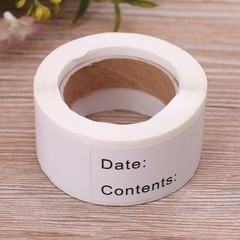 125pcs/roll Home kitchen Storage Labels Refrigerator Freezer Adhesive