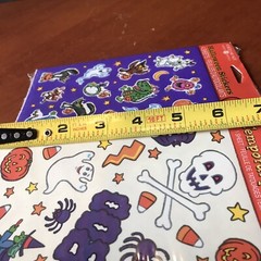 Vtg Lot NOS Halloween Stickers American Greetings Temporary Tattoo Forget Me Not