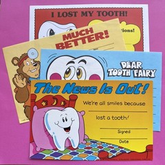 Trend Vintage 80s 90s Award Certificates Much Better Lost A Tooth Dear Fairy Lot