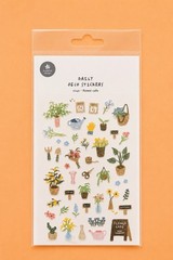 Suatelier Daily Deco Stickers 1142 Flower Cafe Kawaii Planner Scrapbook
