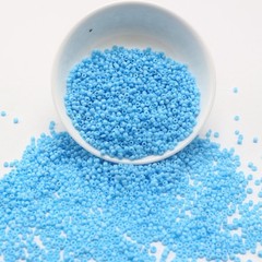 4000 Pcs Opaque Glass Small Beads 2mm Sky Blue + Storage Box Jewelry Making