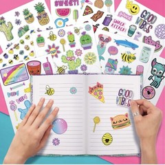 Decor Bundle 1000+ Ridiculously Cute Stickers & 40 Pcs Peach Wall Decor Cards