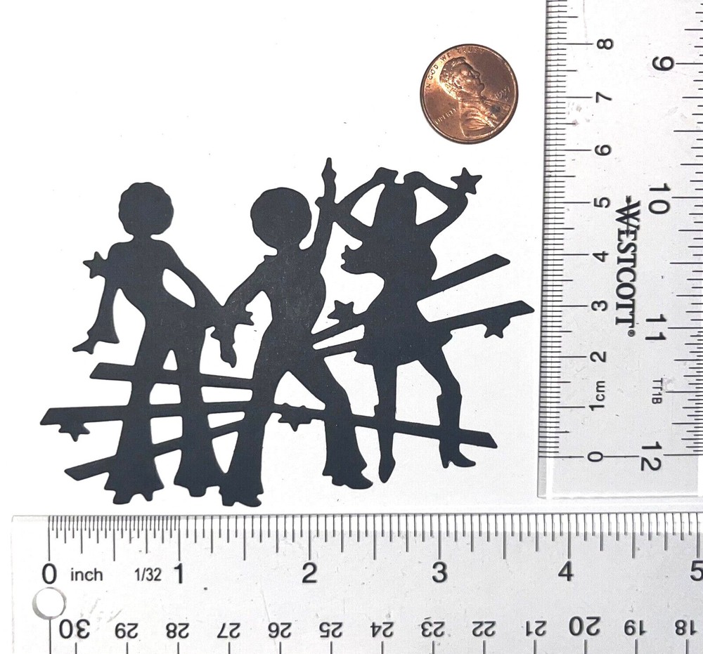 DISCO DANCERS cardstock paper die cut embellishments