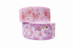 Japanese Sakura Sticker Set Kawaii Cherry Blossom Scrapbooking Planner Washi Tap