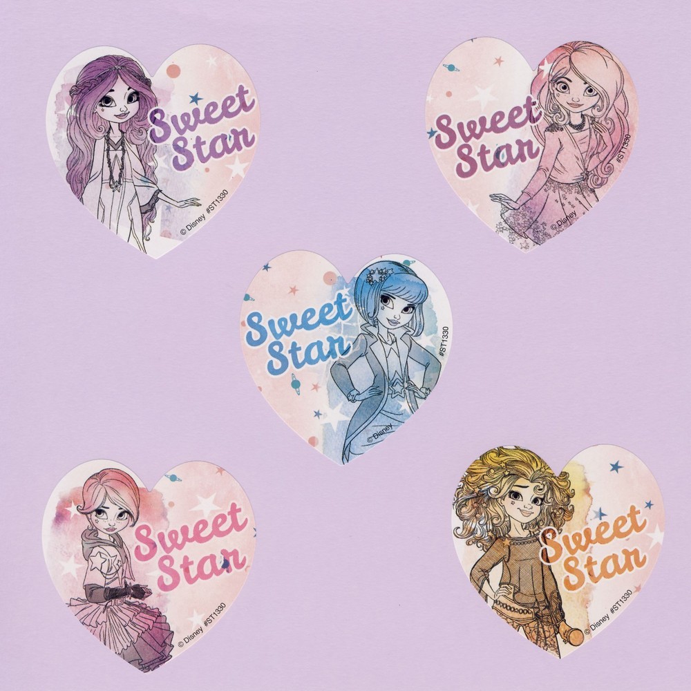 10 Star Darlings Heart Shaped Valentine’s Day – Large Stickers